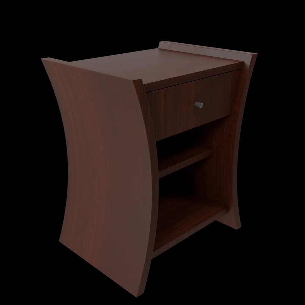 Bedside Table African Cherry - Miniatura 2